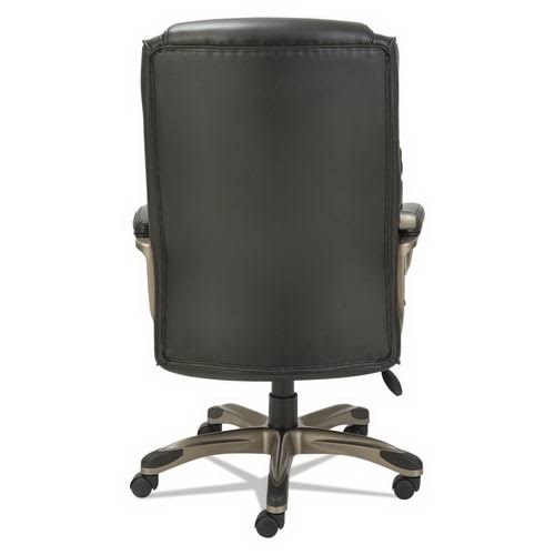 HON Prominent Leather Task Chair Computer Chair Mesh High-Back, Black