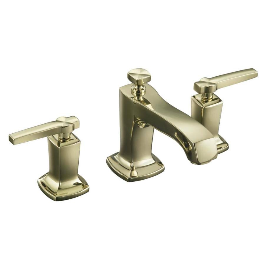 Kohler K-16232-4-AF Margaux French Gold Widespread Bathroom Faucet