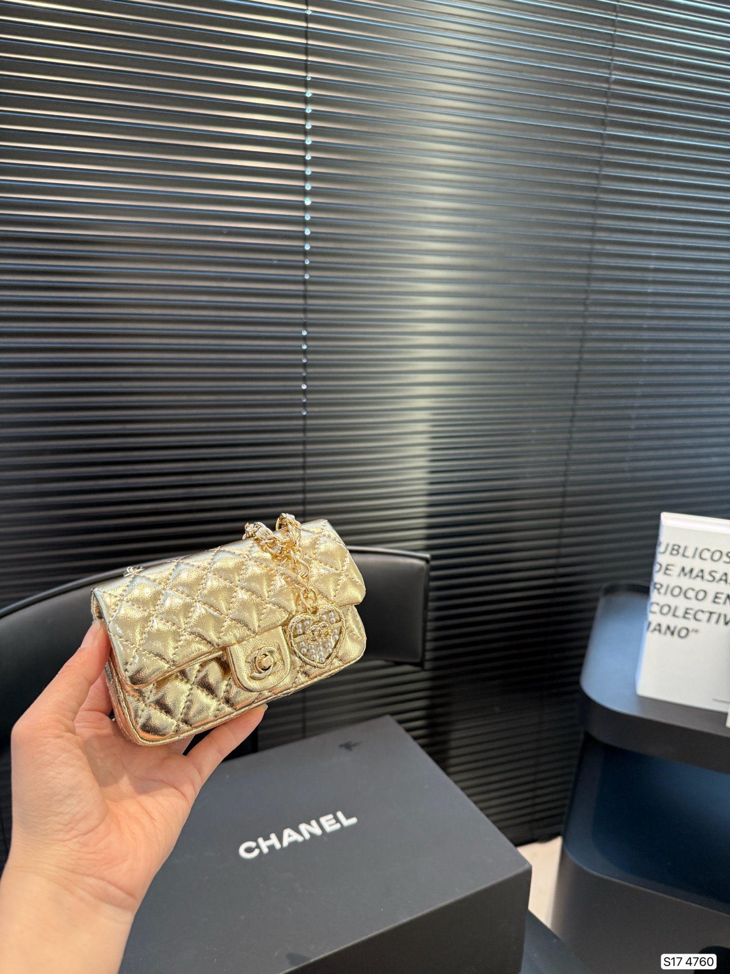 Chanel 25A pearl abacus bag coin purse - cnluxepick