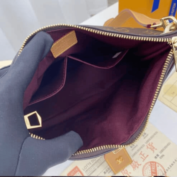 Louis Vuitton Odéon MM Monogram Natural 12.2 Inches M45355