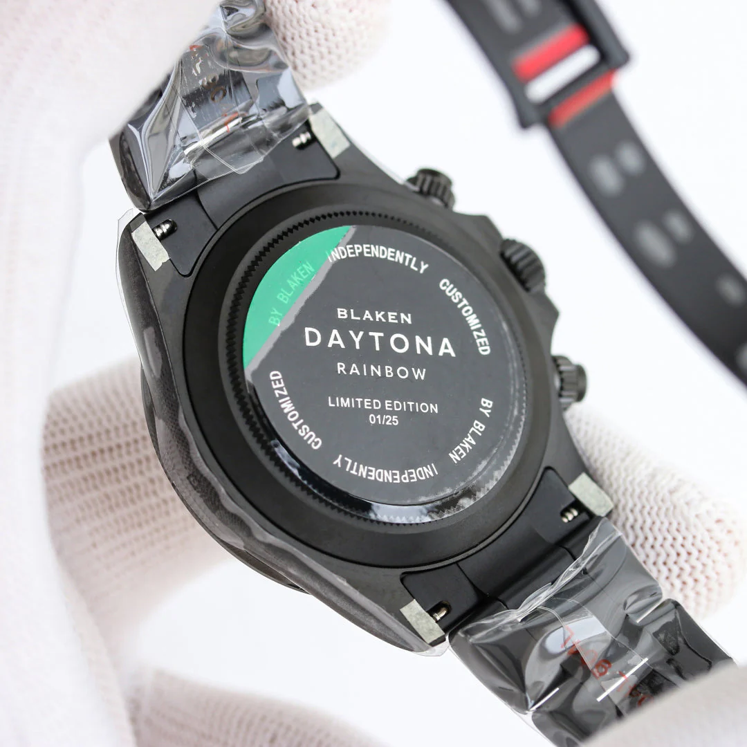 Rolex Daytona 40mm Carbon Black Silver Hand