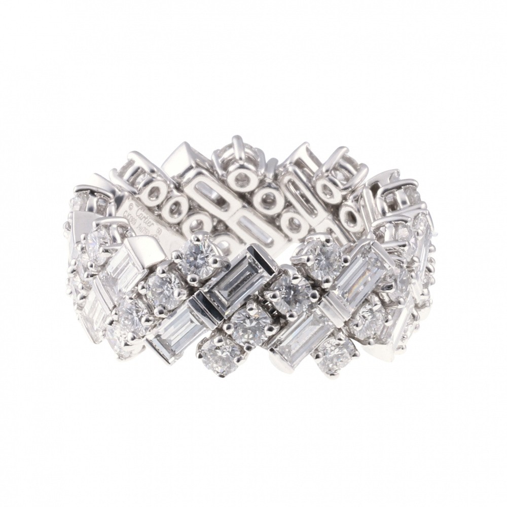 Cartier Reflection Do Wedding Ring 18K White Gold Diamond N4249900