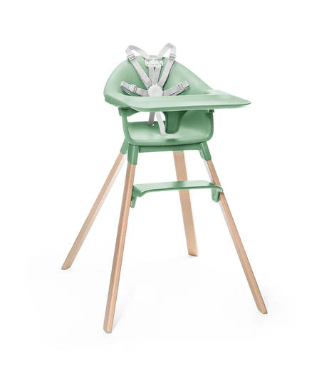 2026 Stokke® Clikk™ High Chair – All-in-One with Tray & Harness, Ergonomic Design, Tool-Free Assembly, Easy to Clean