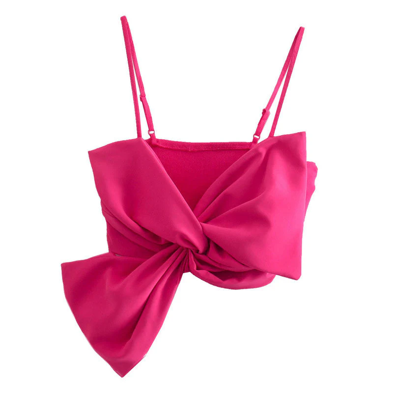 Sweetheart Bow Crop TopClistos