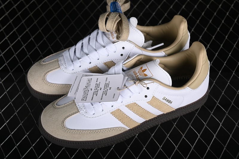 Adidas Samba Og White/Brown/Black JI0218
