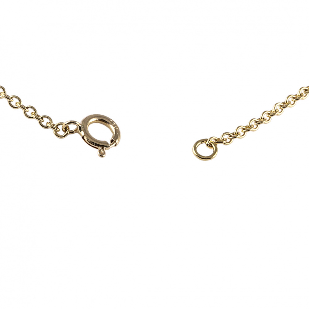 Tiffany & Co. Elsa Peretti Open Heart 3 Companies Bracelet 18K Yellow Gold