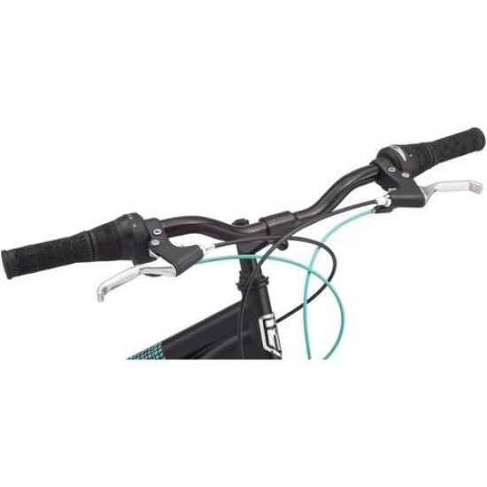 Excursion Mountain Bike, Women’s, 26″, Black/Teal