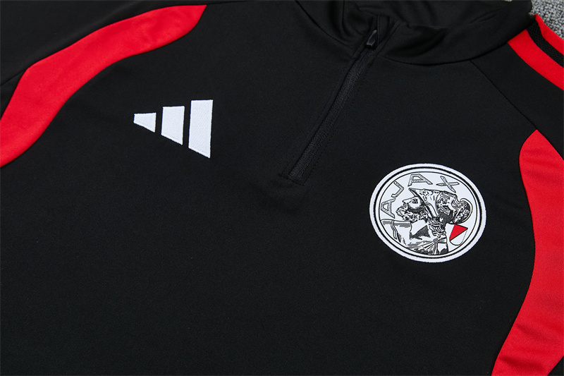 Ajax 26/27 Half Zipper Training Suit - Black 4