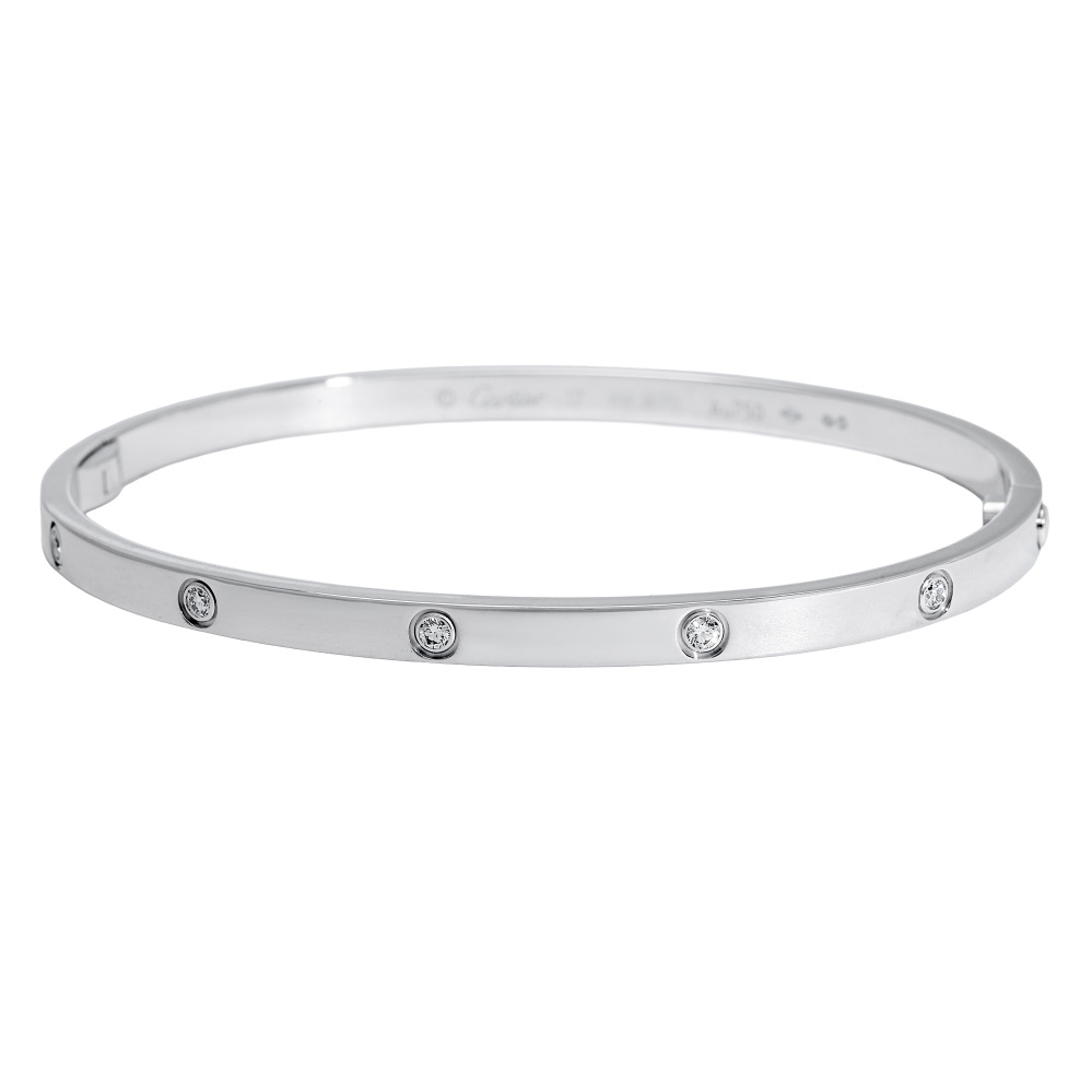 Cartier Love Bracelet 18K White Gold Diamond B6048000
