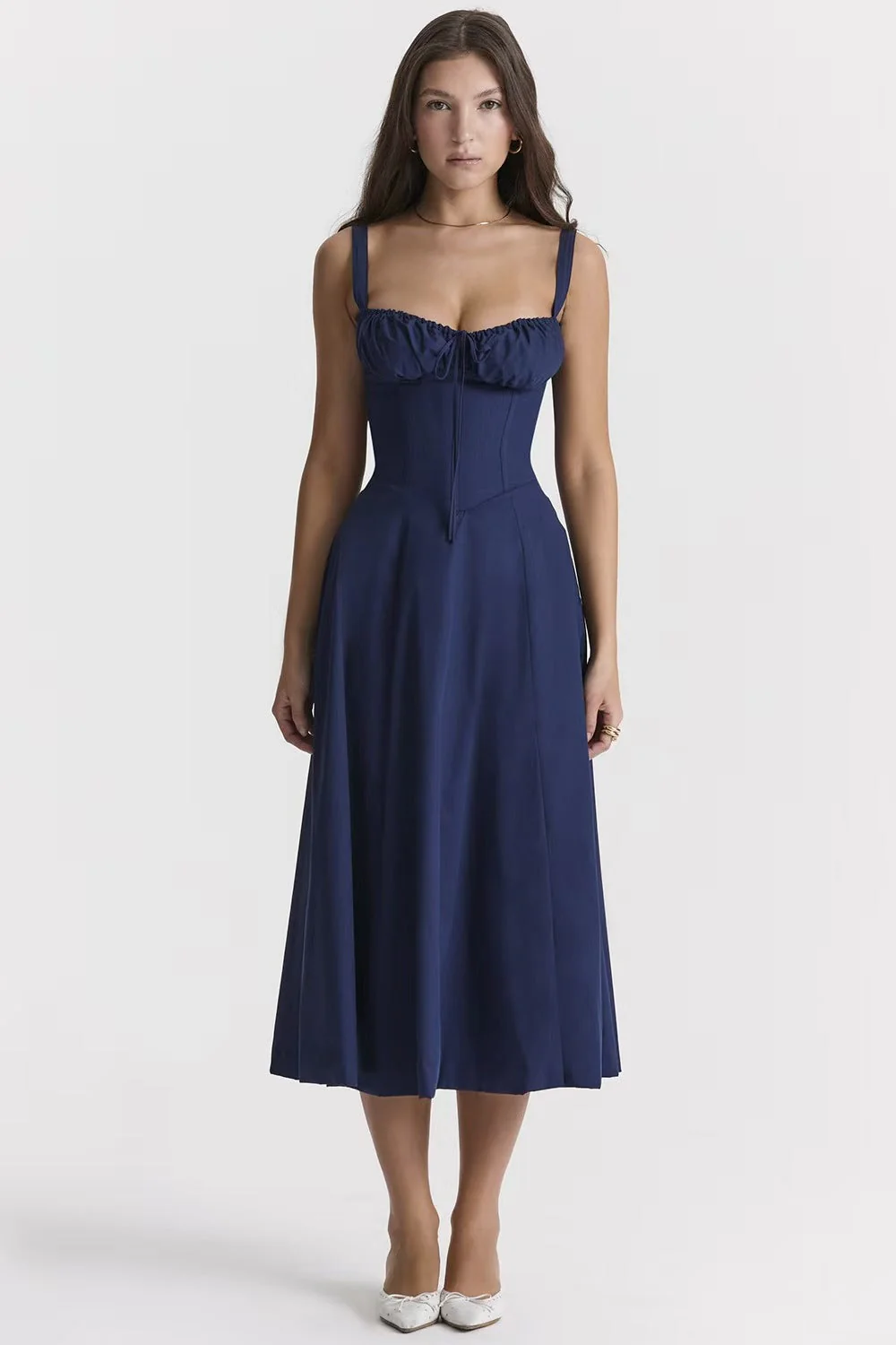 Sweetheart Corset Maxi Dress | Elegant Evening GownClistos