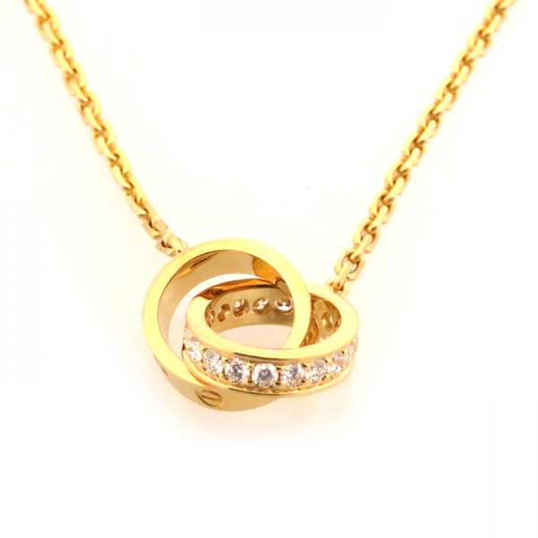 Cartier Love Babyla Necklace 18K Yellow Gold Diamond