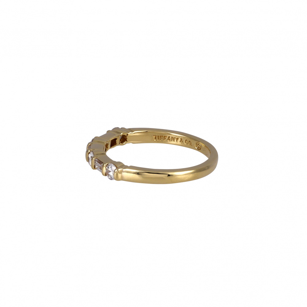 Tiffany & Co. Tiffany Bucket Diamond K18YG Yellow Gold Ring