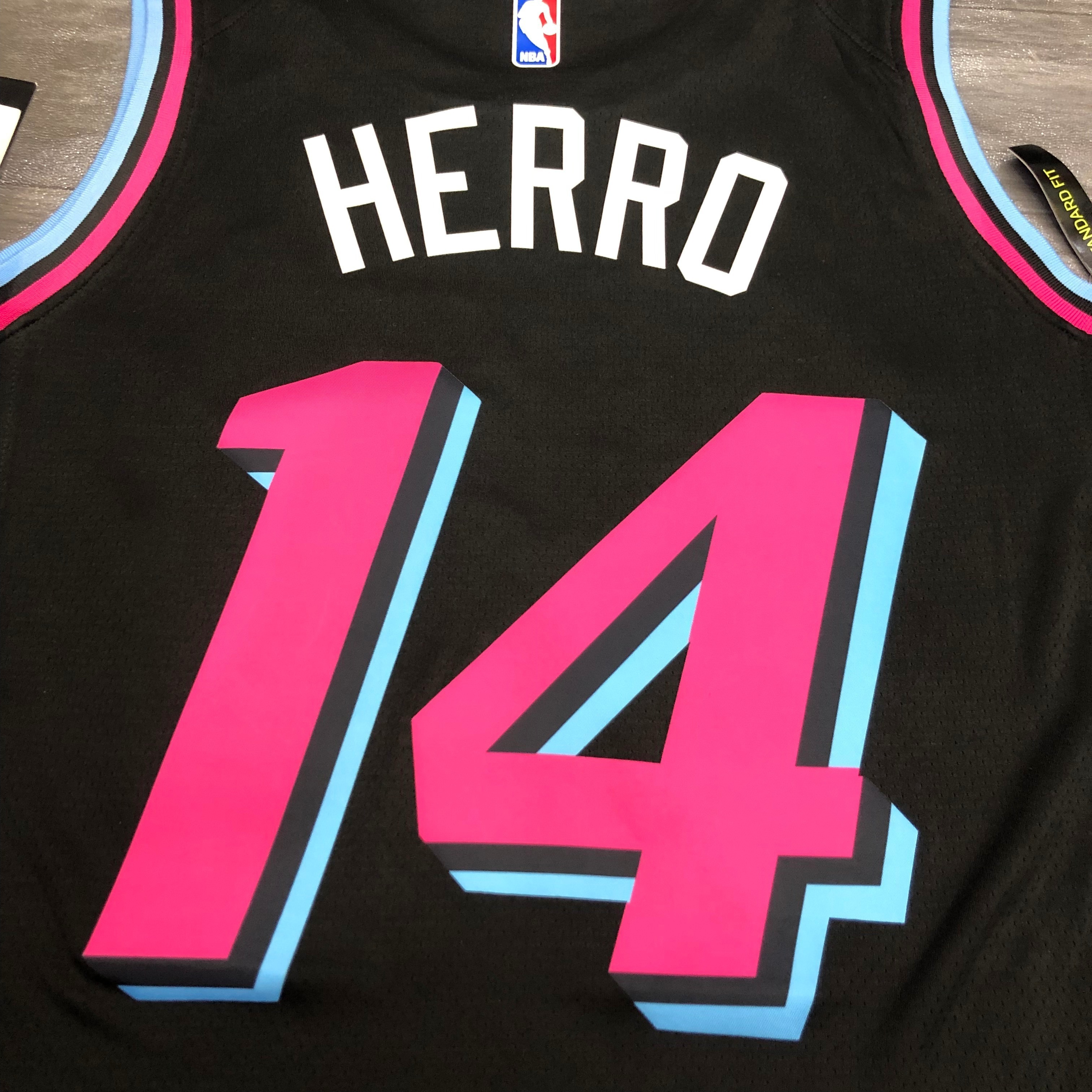 Miami Heat Black Jersey No.14