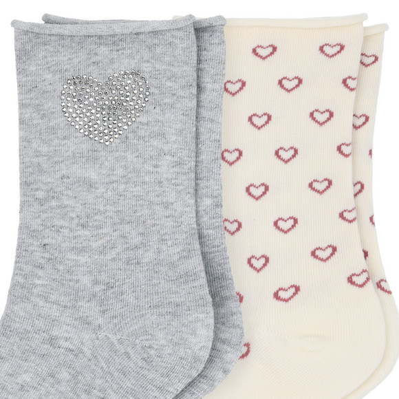 Gina Benotti 2 Paar Damen Socken mit Rollbündchen