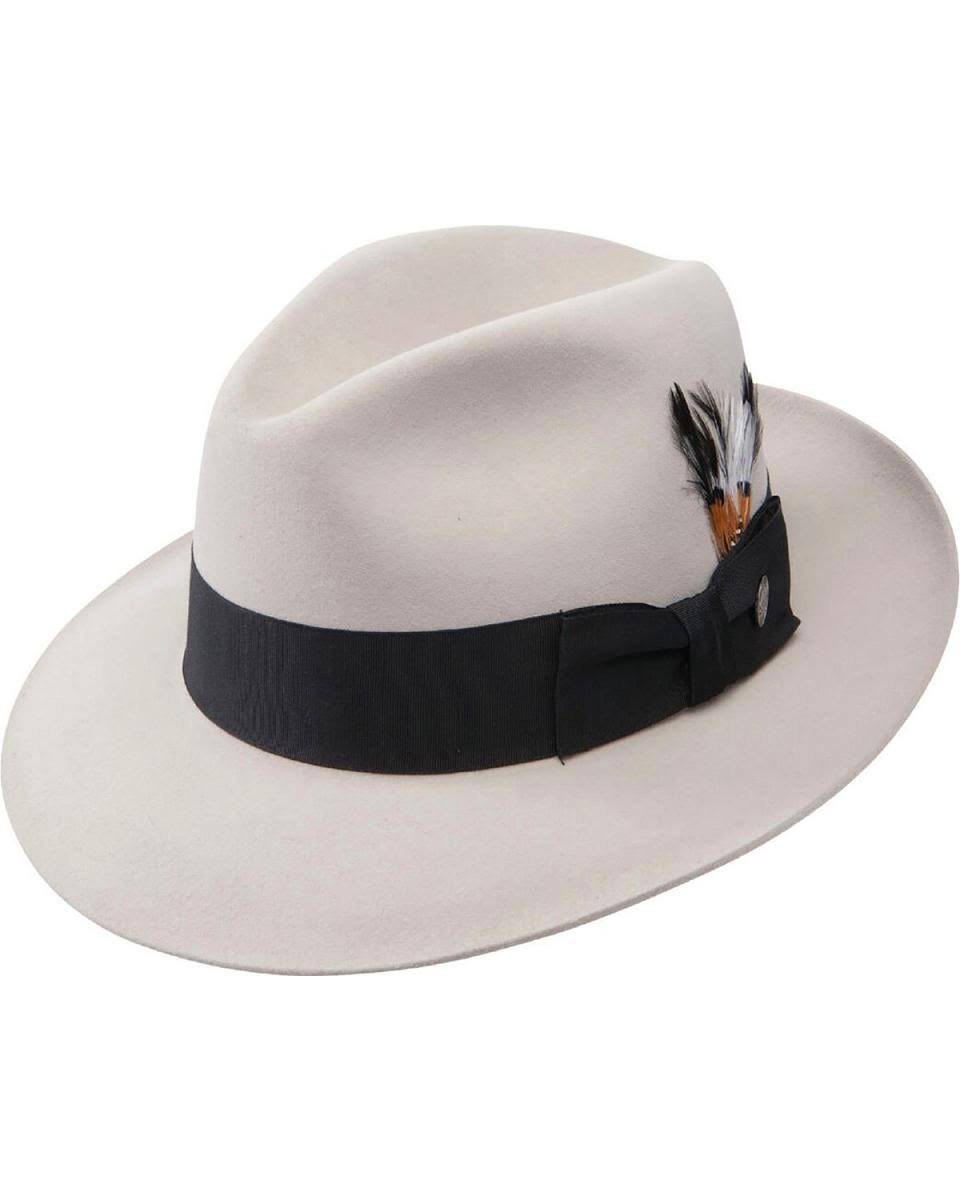 Stetson Temple - Fedora Hat TFTMPL Light - 7 5/8 Fur Felt