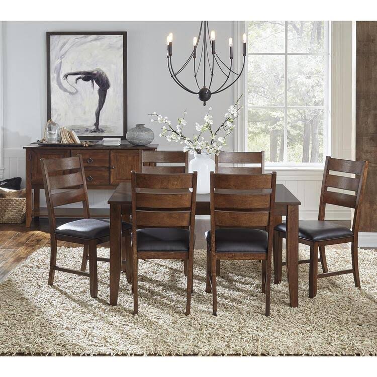 A-America Mason 72x22 Rectangular Leg Table with 12x22 Butterfly Leaf