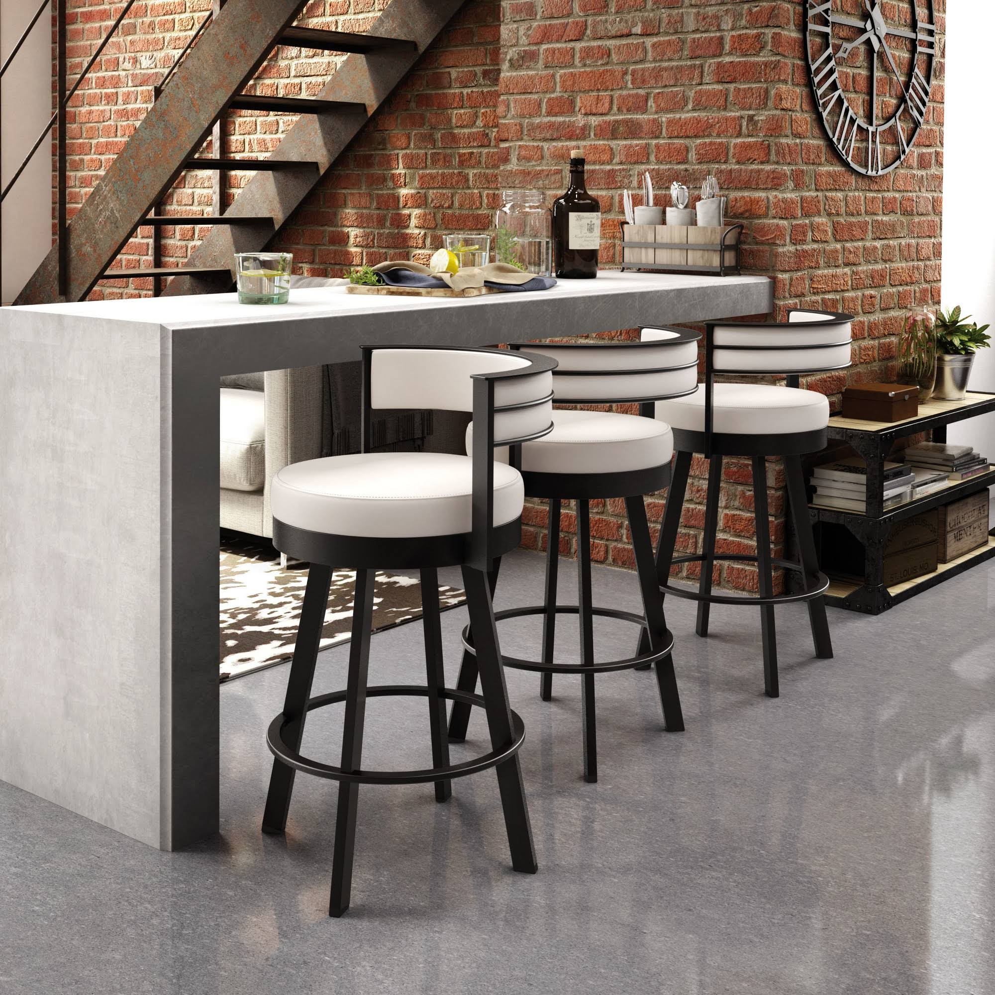 Amisco Browser Swivel Metal Stool