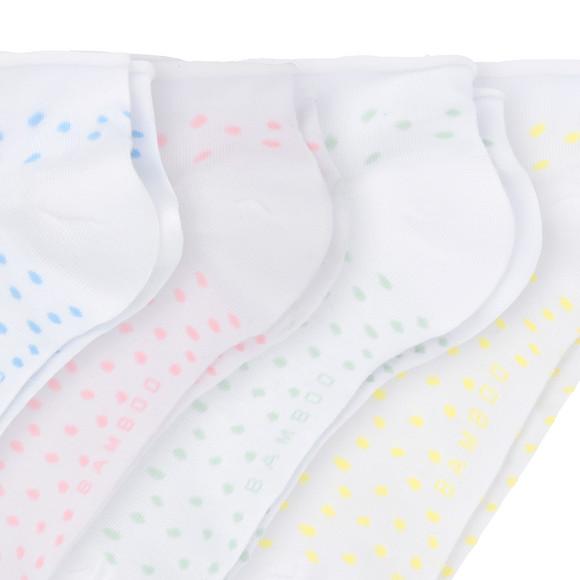 Gina Benotti 4 Paar Damen Sneaker-Socken mit Punkten