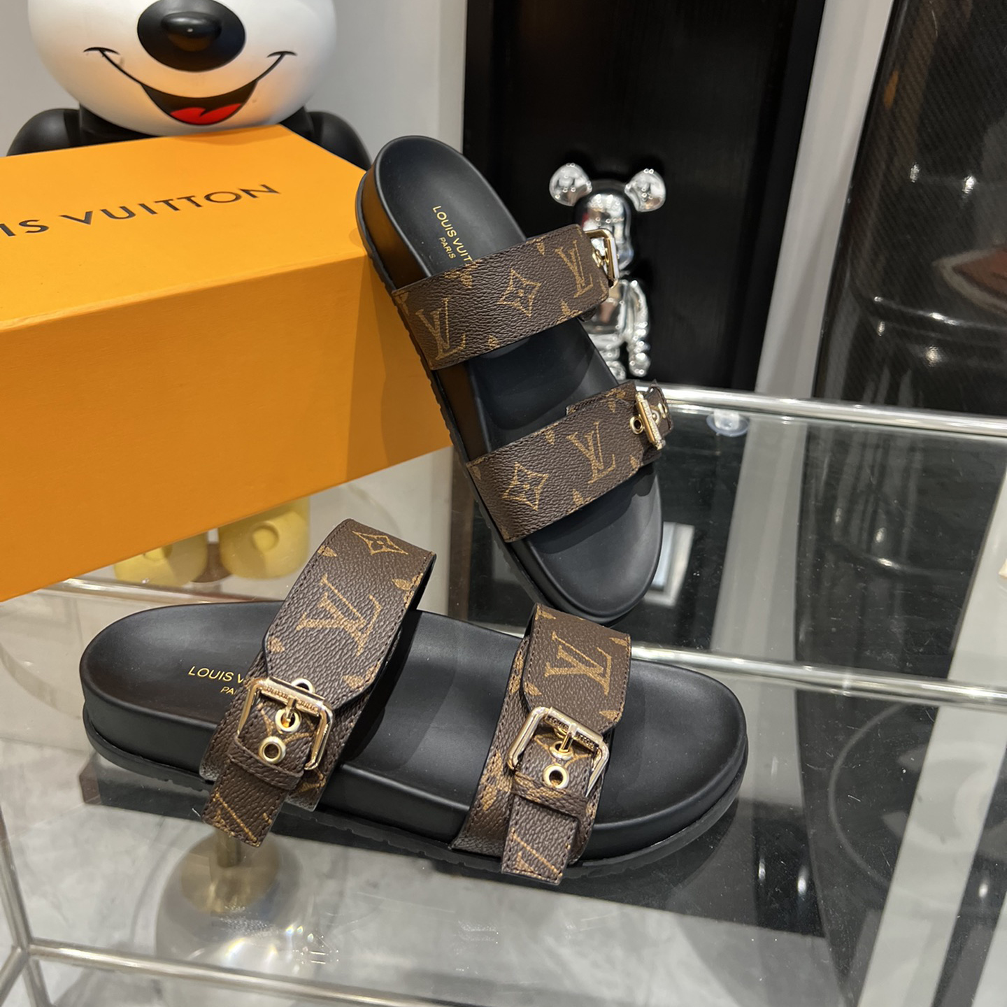 LV 24ss High Original unisex slippers - cnluxepick
