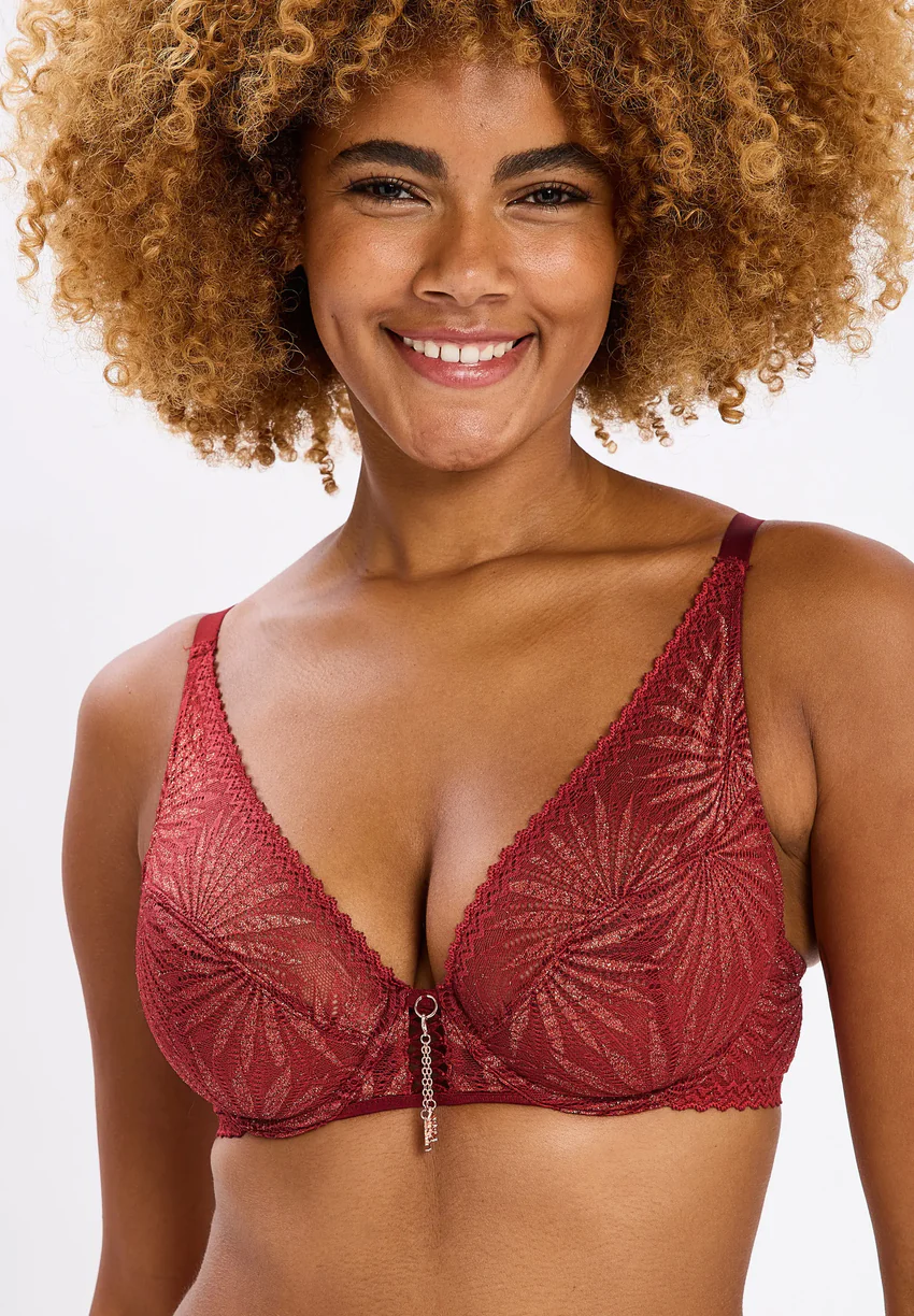 Soutien-gorge Foulard Laurie Rouge Coeur