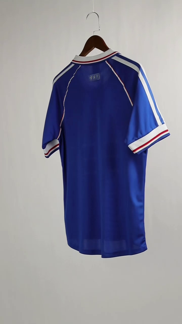 Retro Soccer Jersey France Home 1998