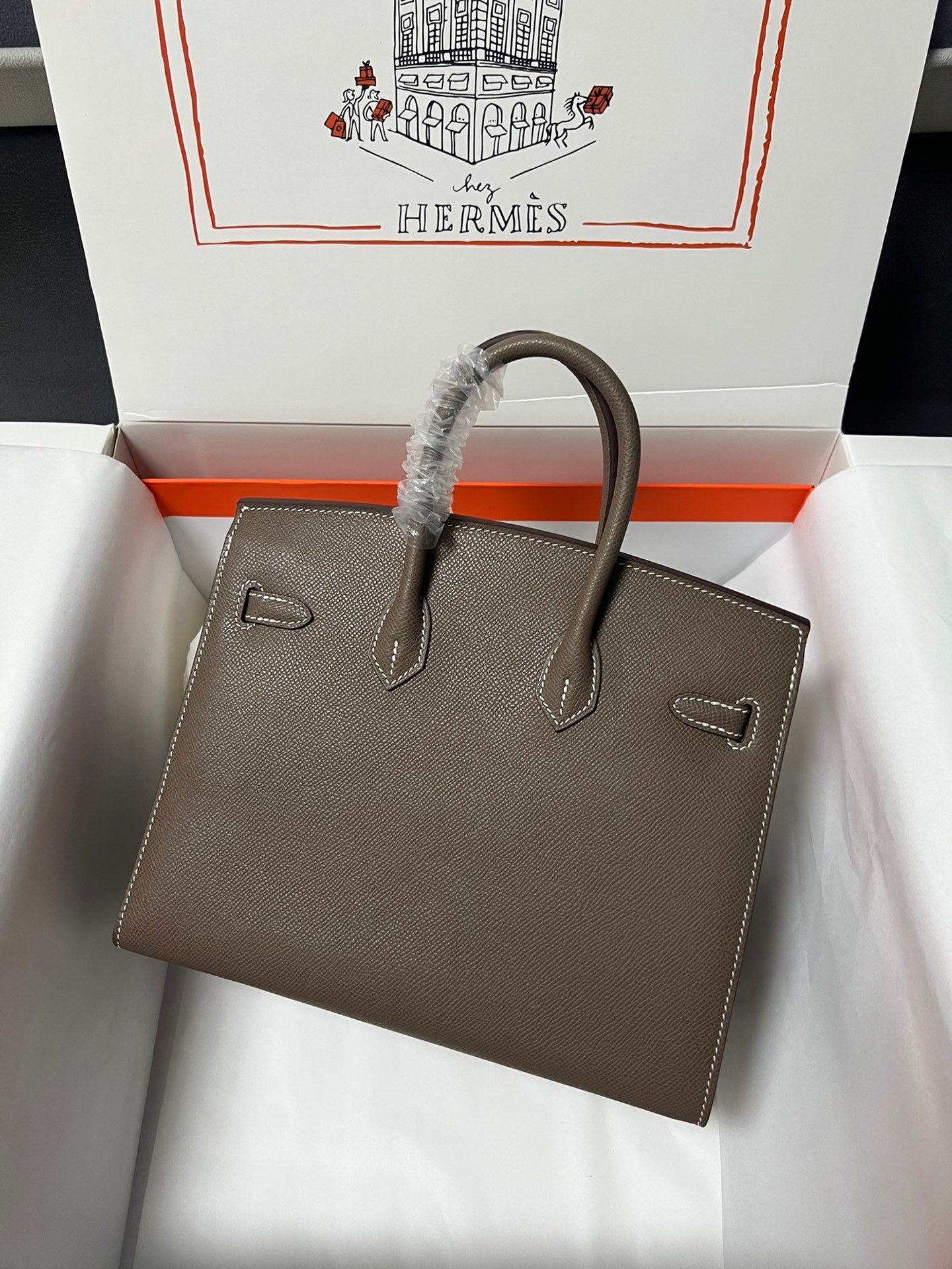 Hermes Birkin Sellier Vert De Gris Epsom Leather Gold Hardware