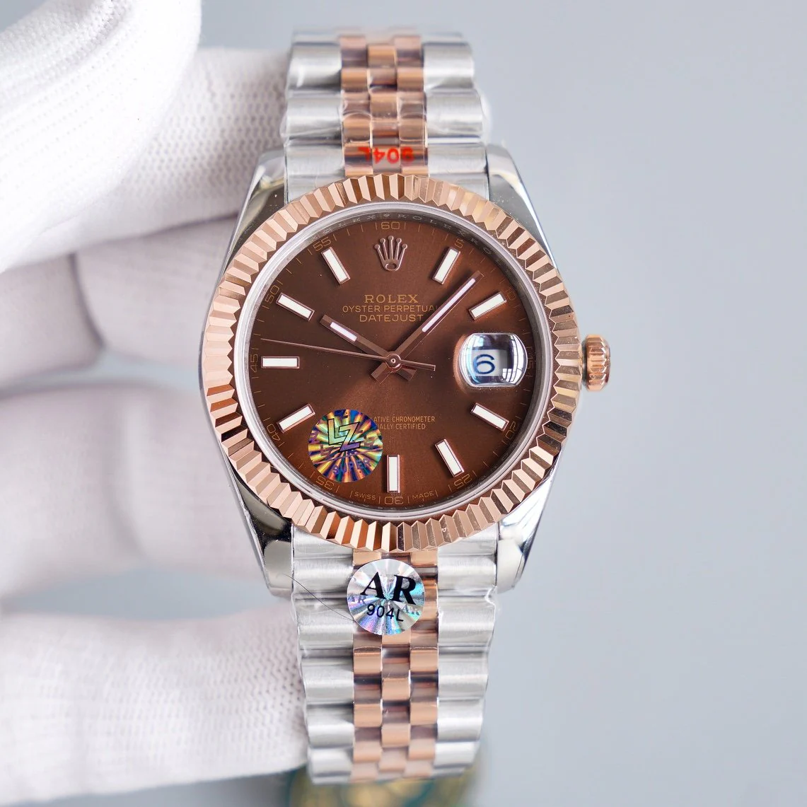 DATEJUST 41MM TWO-TONE ROSE GOLD JUBILEE BRACELET