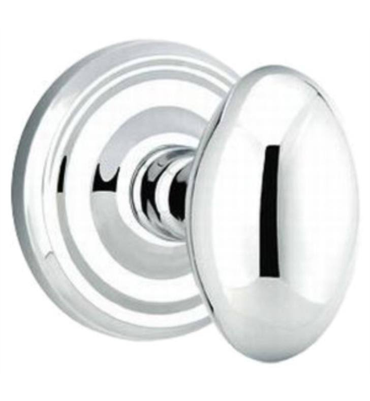 Emtek 8200OTUS3NL Privacy Old Town Clear Knob with Regular Rose Finish: Unlacquered Brass