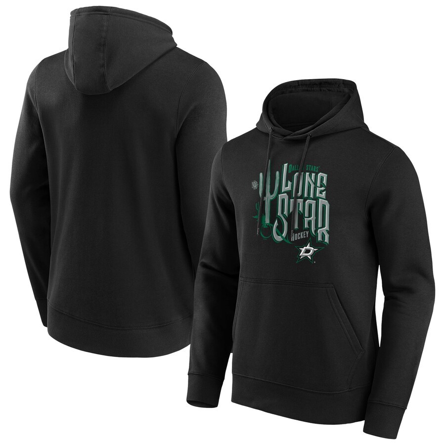 Men's Dallas Stars Fanatics Branded Hometown Graphic Hoodie - Black