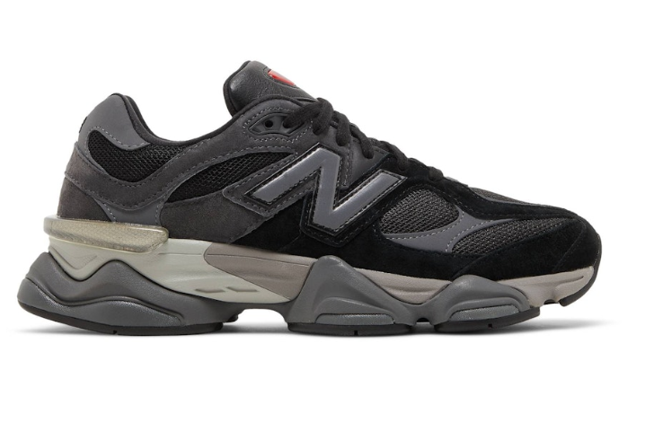 New Balance 9060 Black Dark Grey U9060BLK Casual Running Sneakers