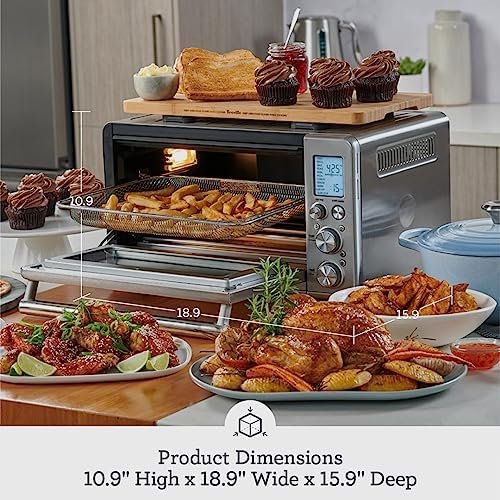 Smart Oven Air Fryer and Convection Oven, Brushed Stainless Steel