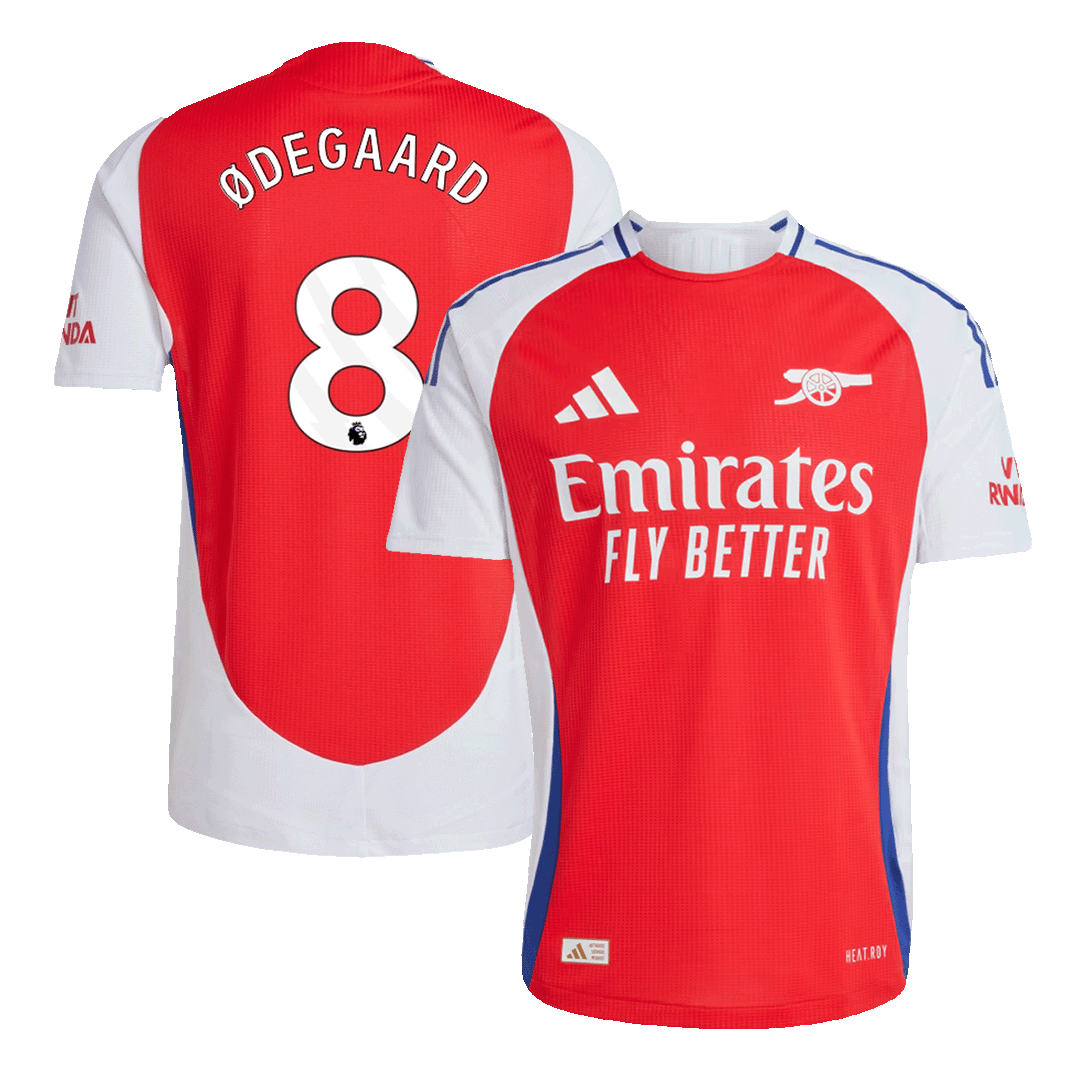 ØDEGAARD #8 Arsenal Home Player Version Jersey