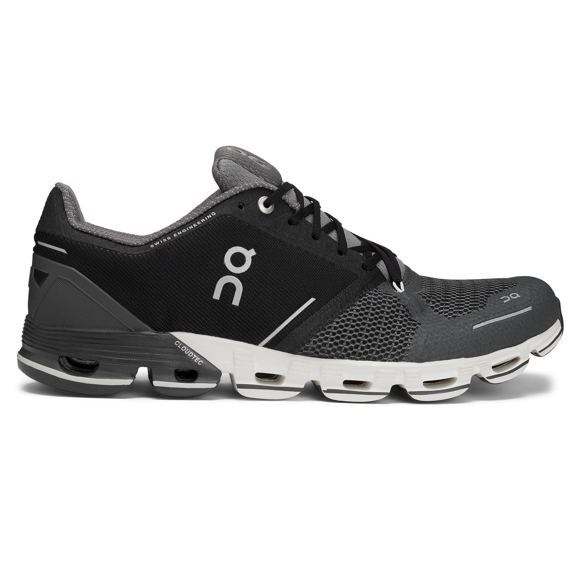 Men&s on Cloudflyer - Black/White, 7.5