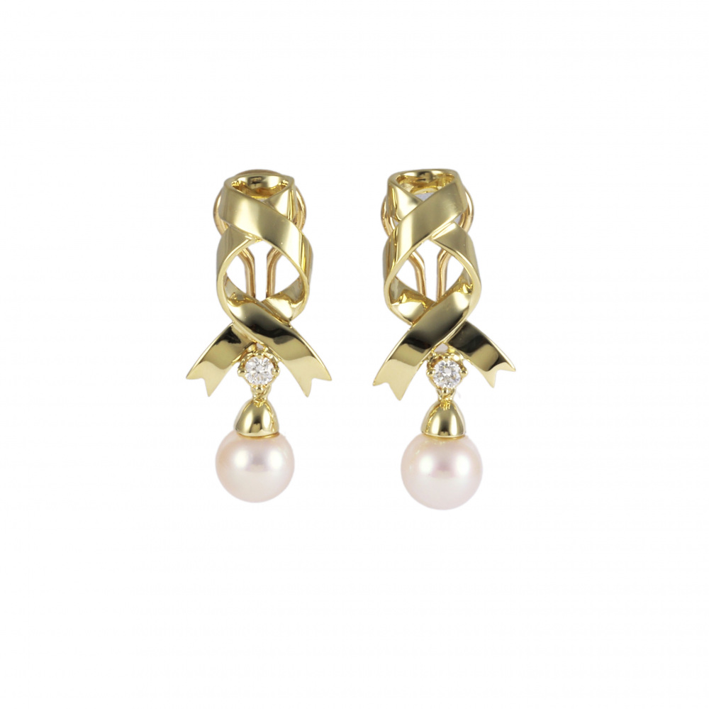 Tiffany & Co. Tiffany K18YG Yellow Gold Earrings