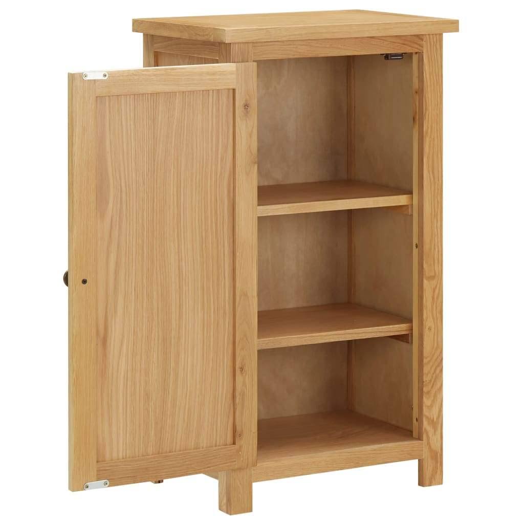 vidaXL Cupboard 17.7x22x12.6x22x33.5x22 Solid Oak Wood