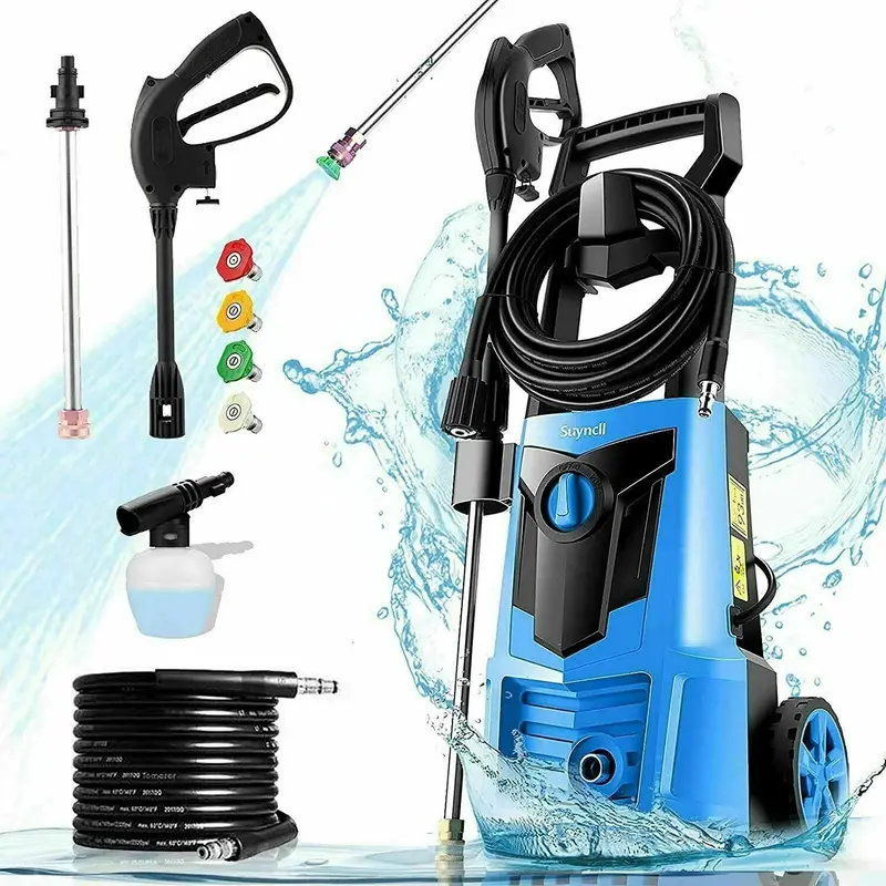 Suyncll 3000 PSI Electric Pressure Washer – 2.4 GPM High-Performance Cleaning System