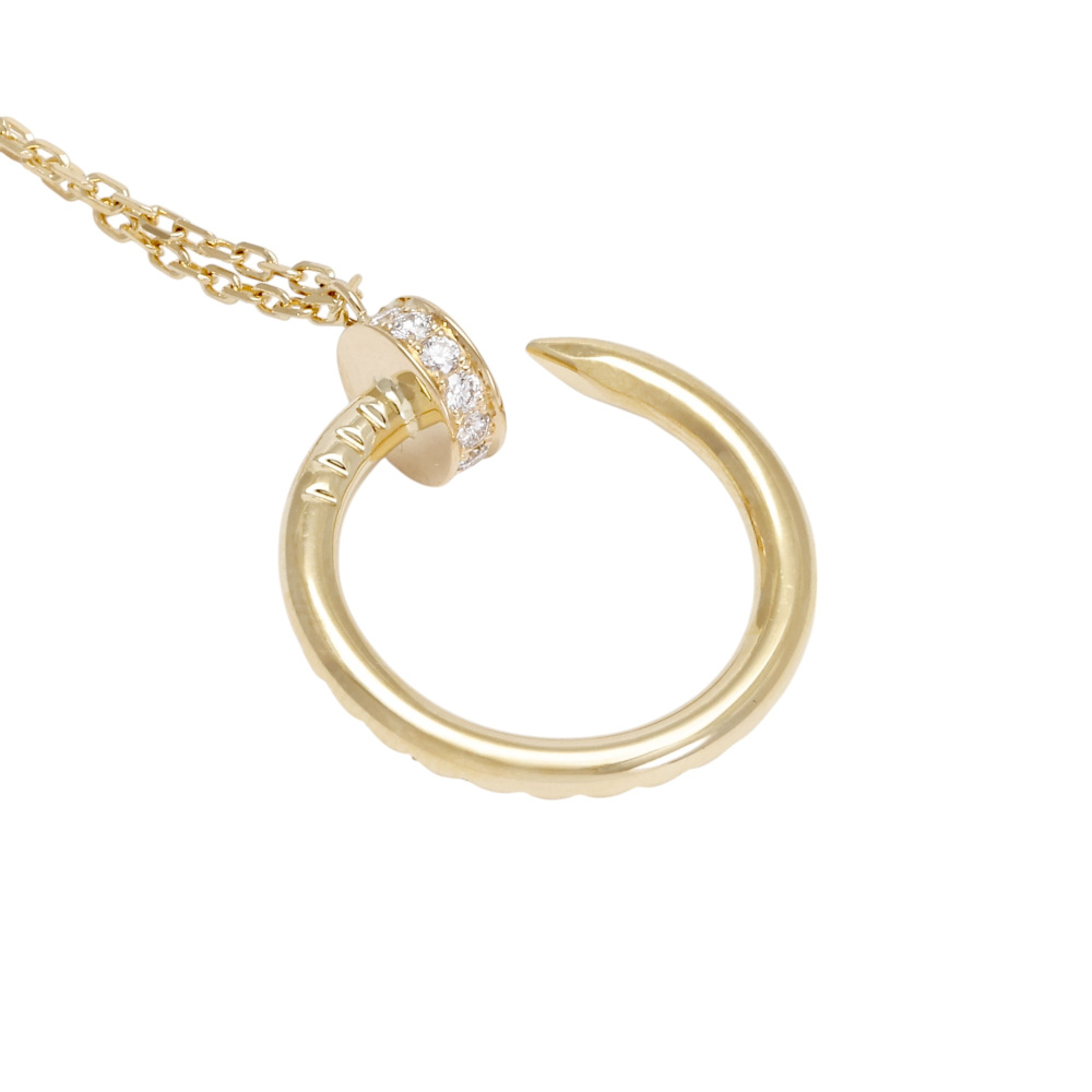 Cartier Juste un Clou Necklace 18K Yellow Gold Diamond B7224511