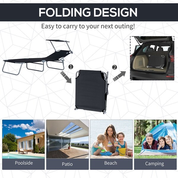 Adjustable Folding Chaise Lounge,Tanning Chair
