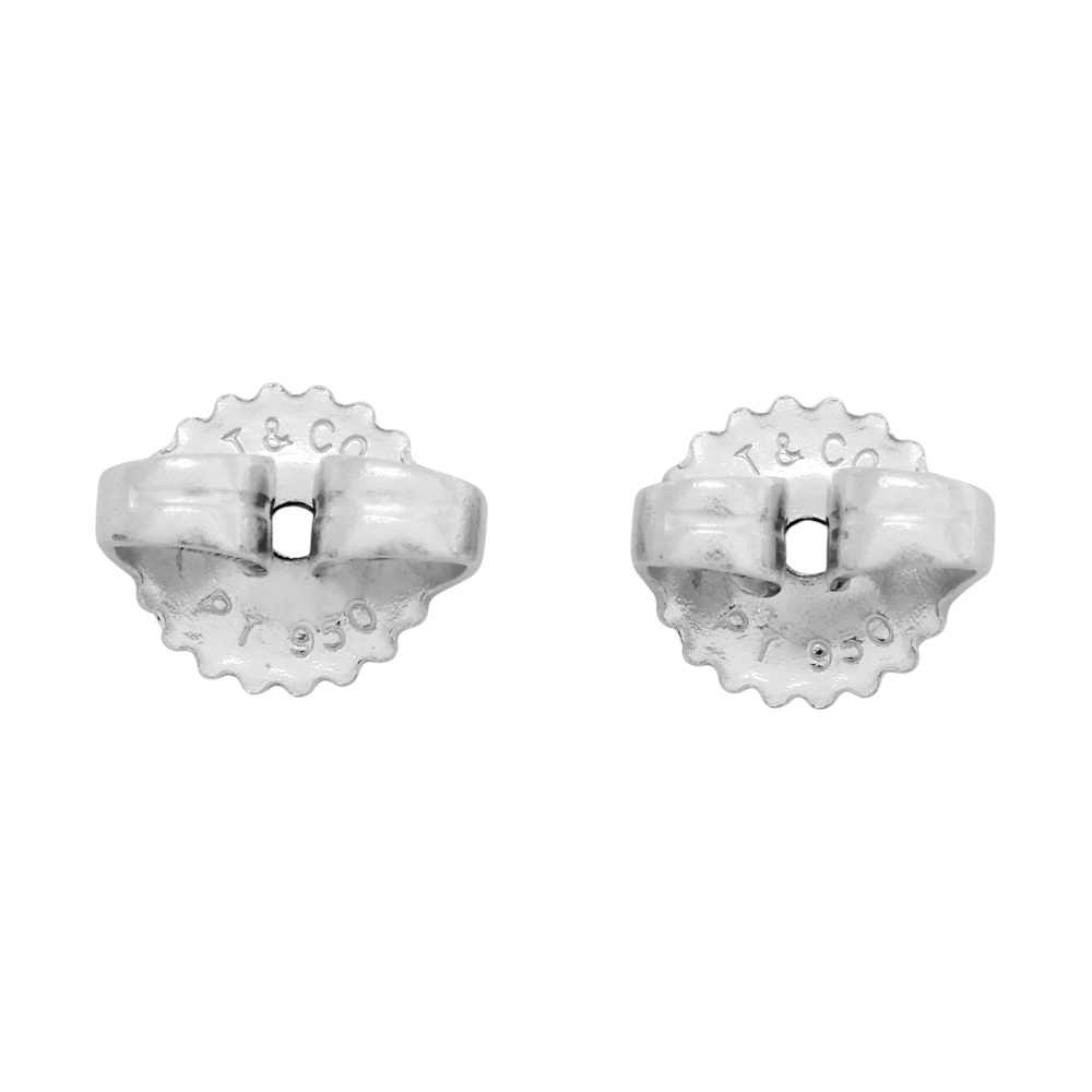 Tiffany & Co. Open Heart Paloma Picasso Loving Heart Earrings Platinum