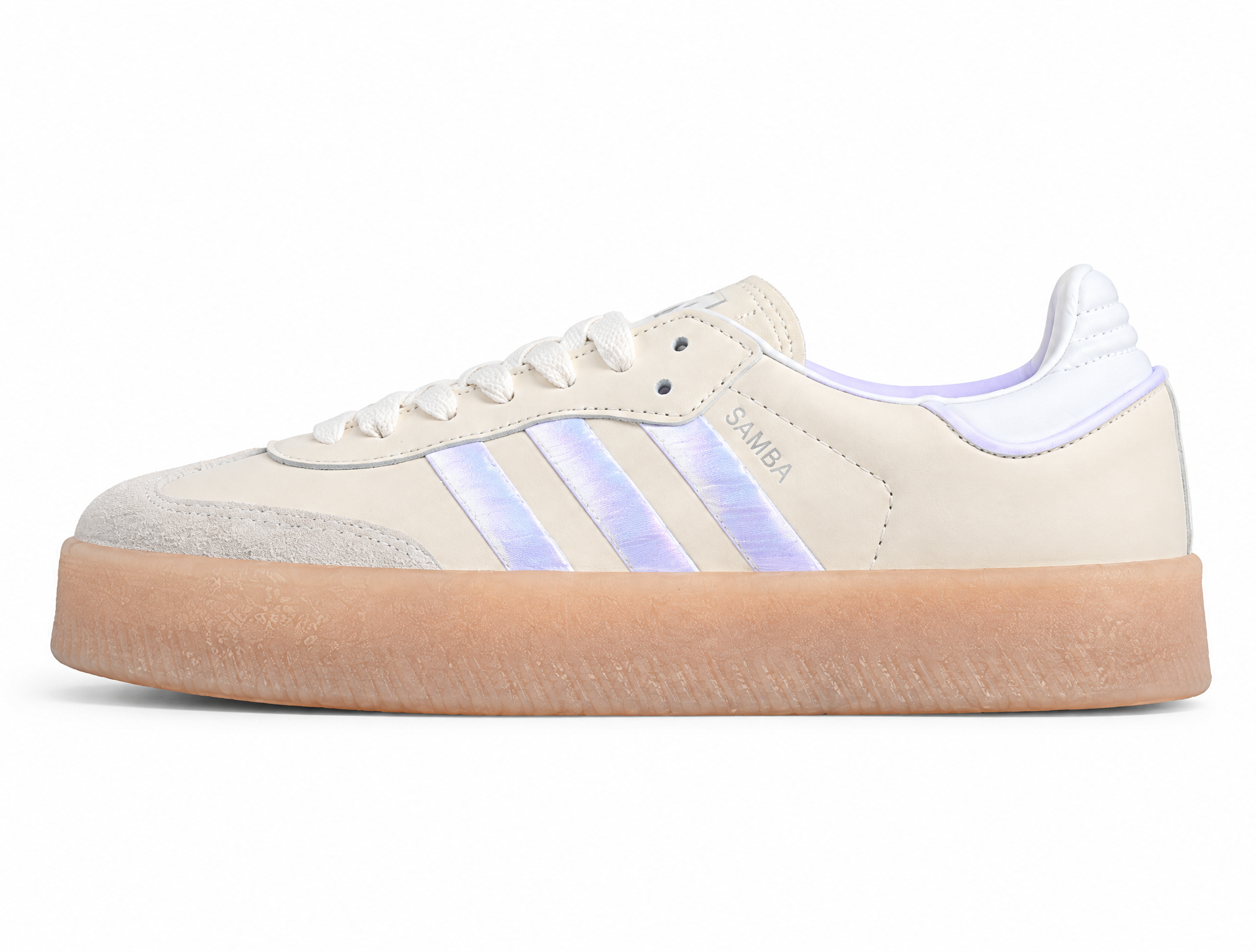 Adidas Samba W Wonder White/Cloud White/Silver Metallic ID0434