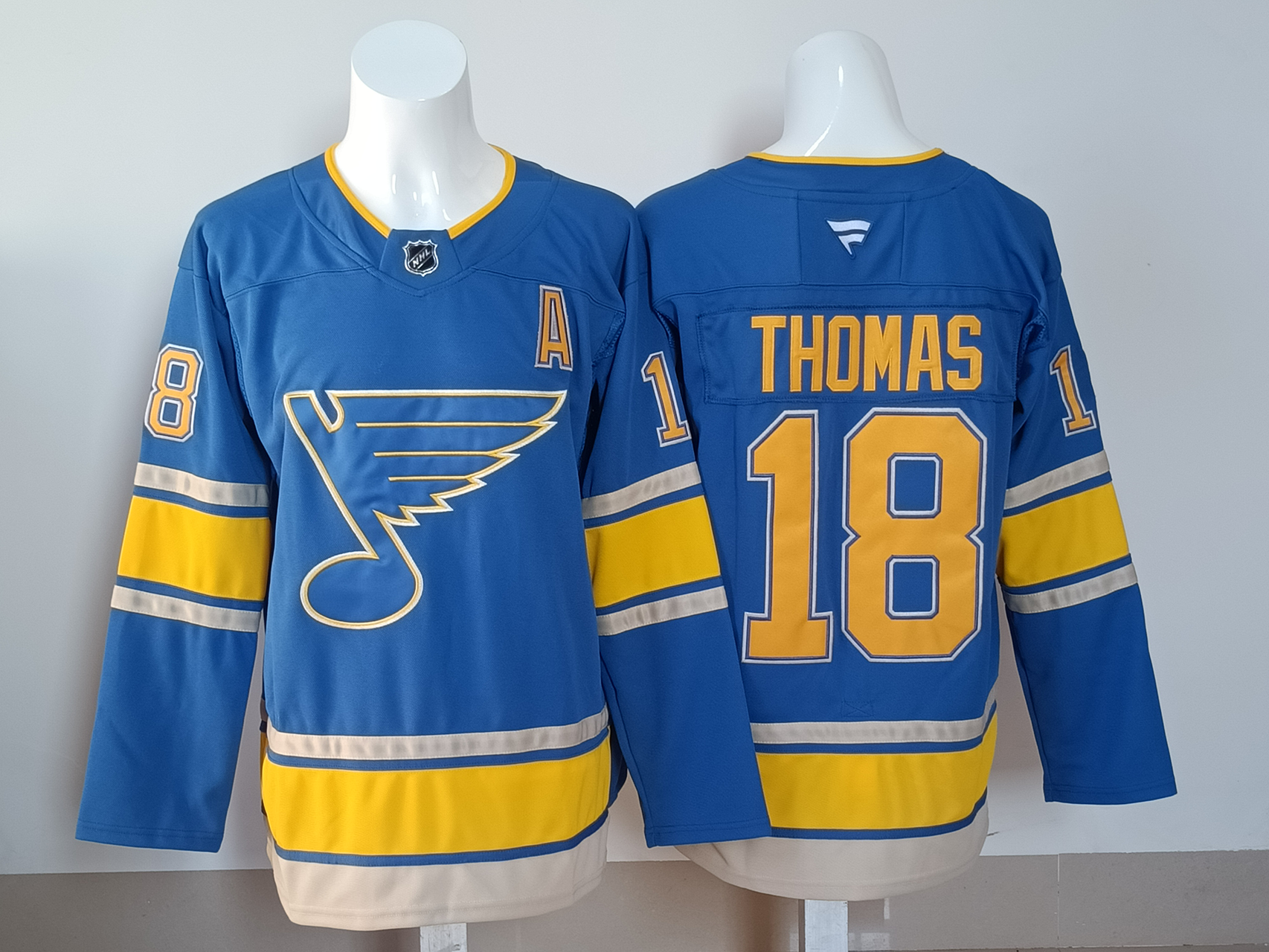 Men's St. Louis Blues Robert Thomas #18 Fanatics Blue Breakaway Player Jersey