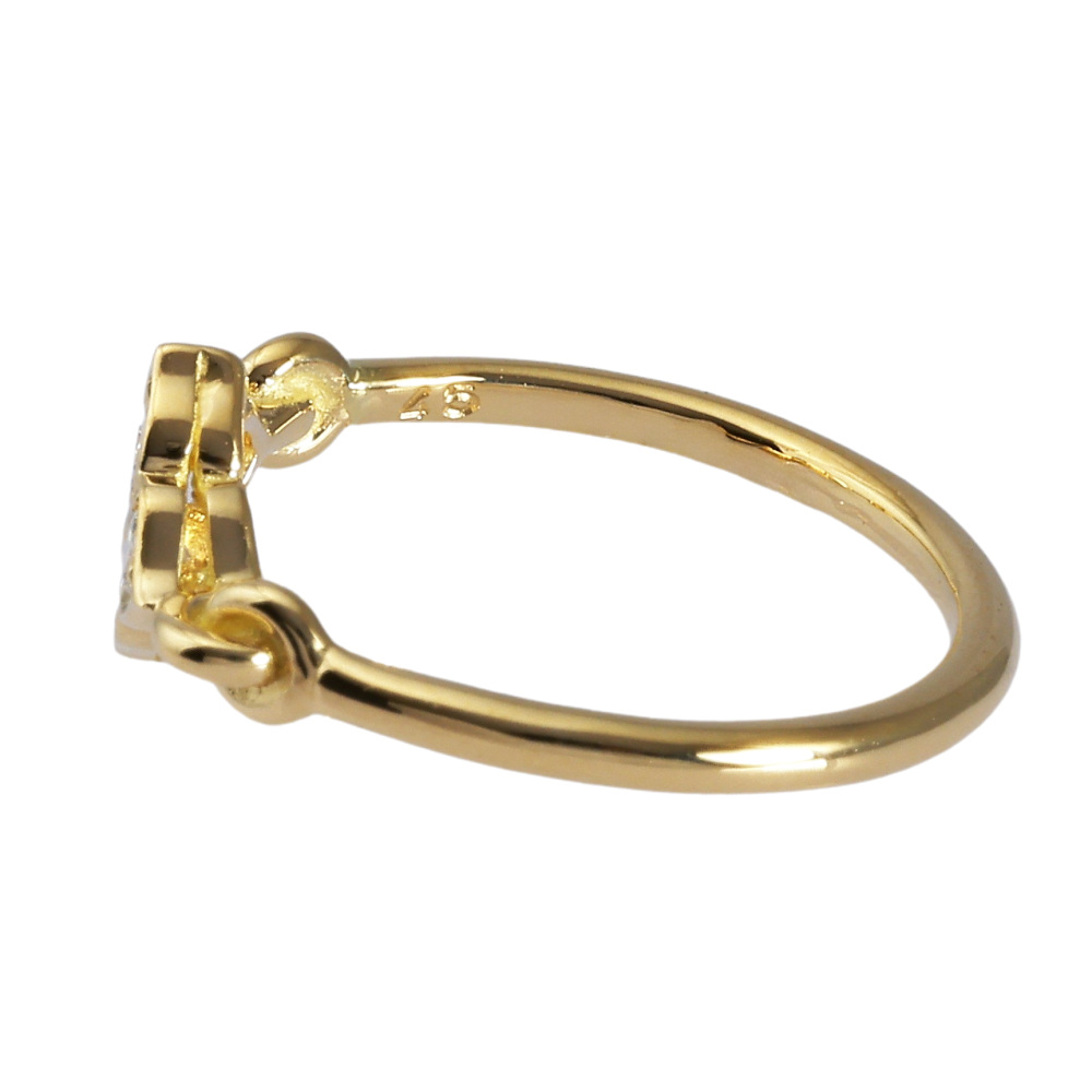 Cartier Hindu Ring 18K Yellow Gold Diamond