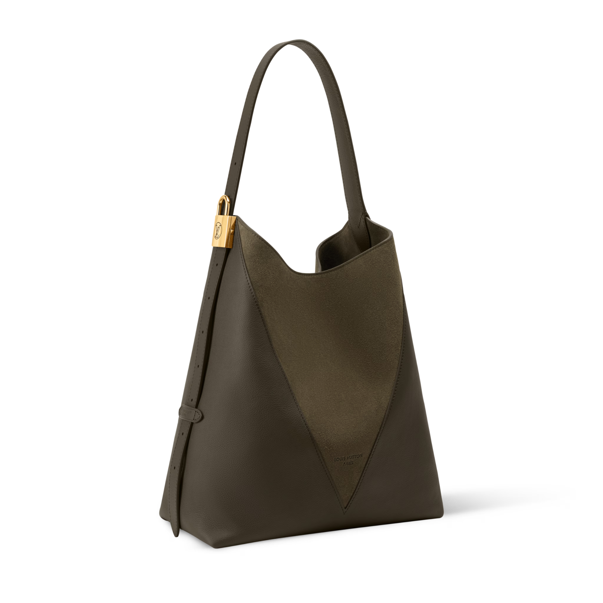 Louis Vuitton Hobo MM Dark Fango M29144 31cm/12.2in