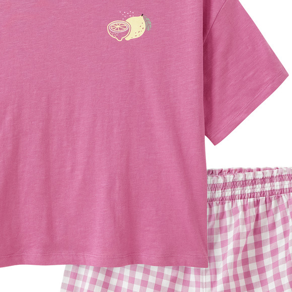 Yigga Mädchen Shorty mit Zitronen-Motiv