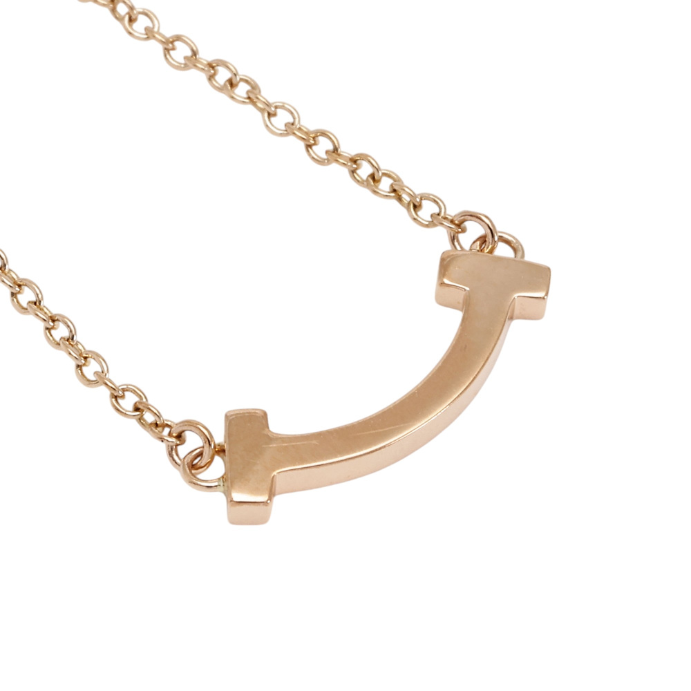 Tiffany & Co. Tiffany T Smile Necklace 18K Rose Gold 62617721