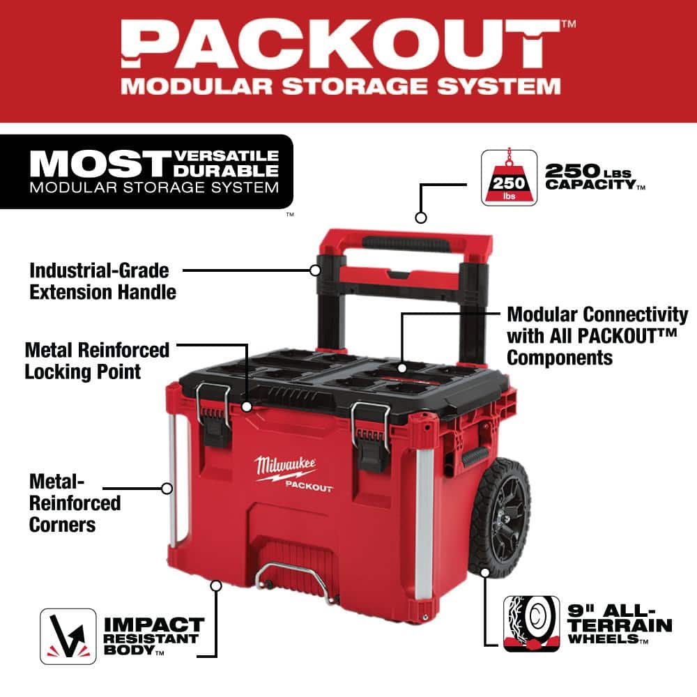 Milwaukee PACKOUT 22 in. Rolling Tool Box 48-22-8426