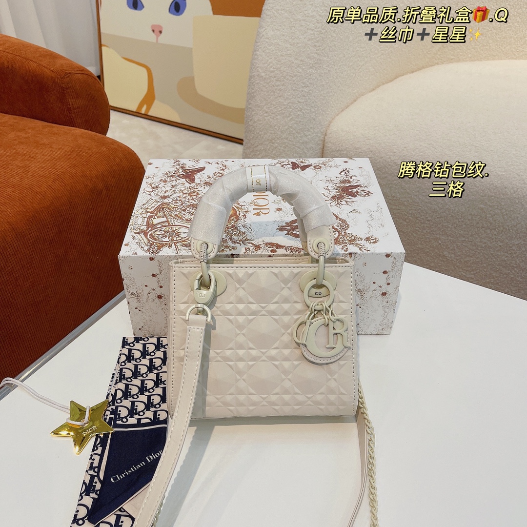 Dior D-lite lady tote handbag - cnluxepick