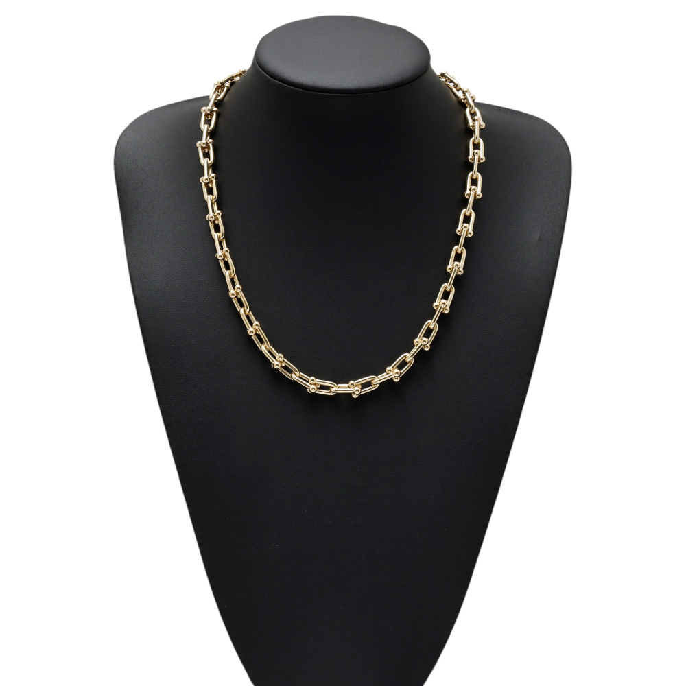 Tiffany & Co. Hardware Link Necklace 18K Yellow Gold