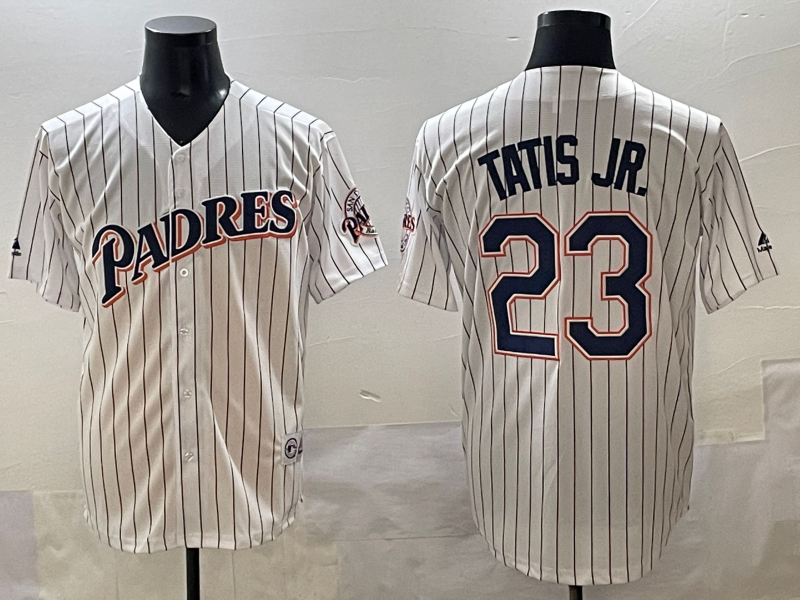 Men's San Diego Padres Fernando Tatis Jr. #23 White Alternate Replica Player Jersey