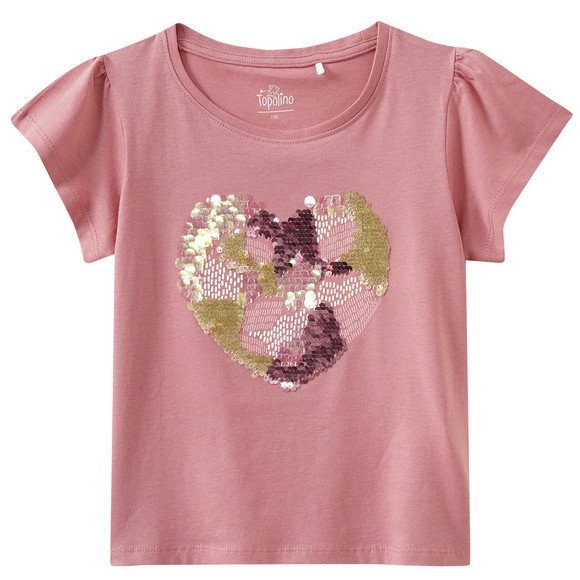 Topolino Mädchen T-Shirt mit Herz-Motiv